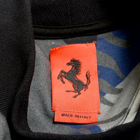 Scuderia Ferrari Women's "Camouflage Print" Short Sleeve Cropped Top T-Shirt - Picture 5 of 6